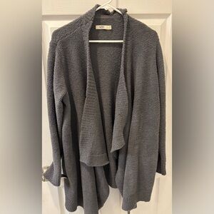 UGG Phoebe Dark Gray Open Cardigan Sweater